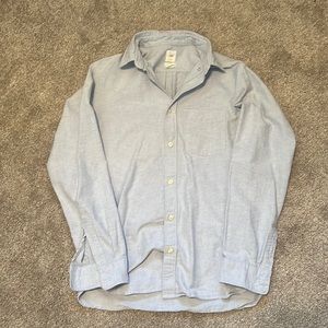 H&M mens small denim button down